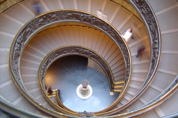 Foto De Escaleras En Espiral Del Vaticano