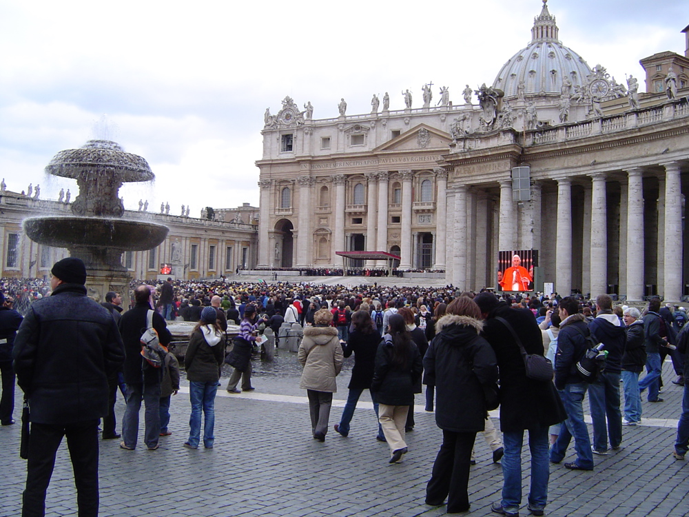 St Peters Square Pope