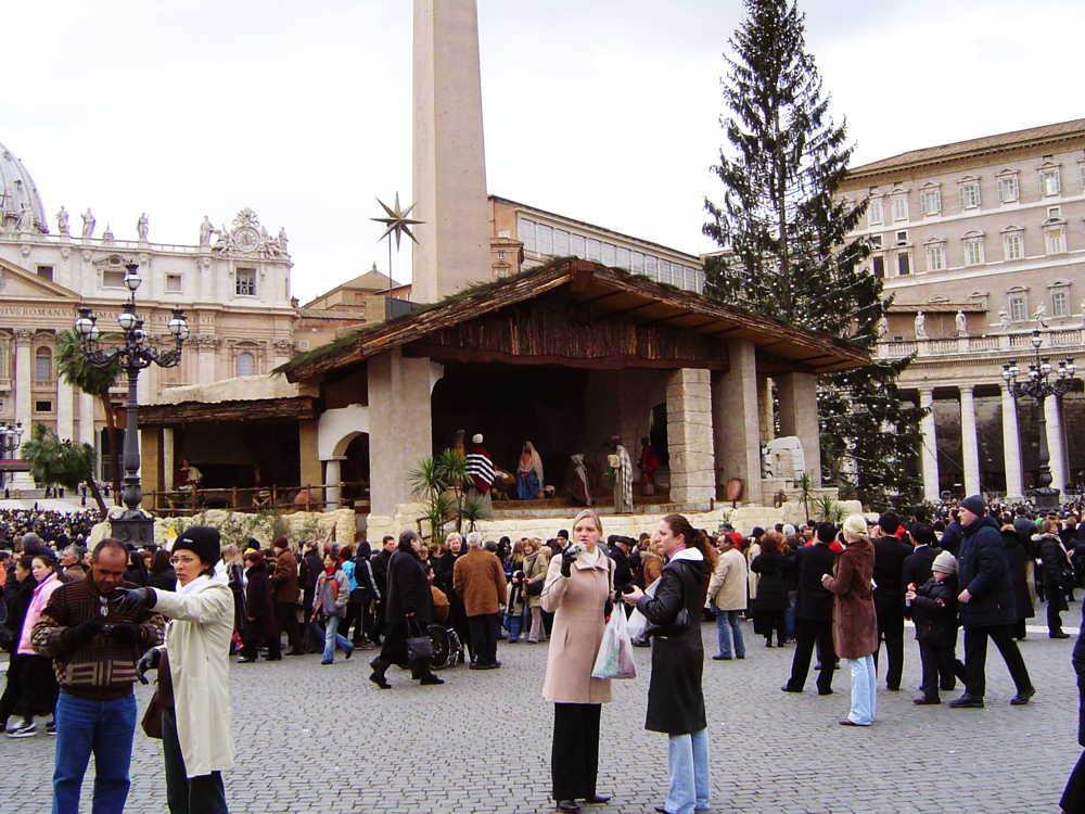 St Peters Square Nativity Scene