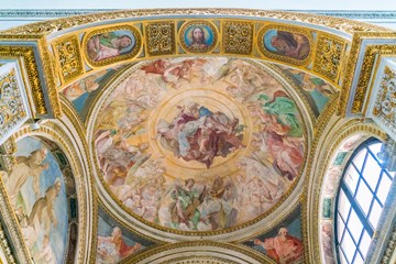 pintura de techo santa maria in trastevere