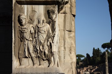 El Foro Arco Titus Detalle