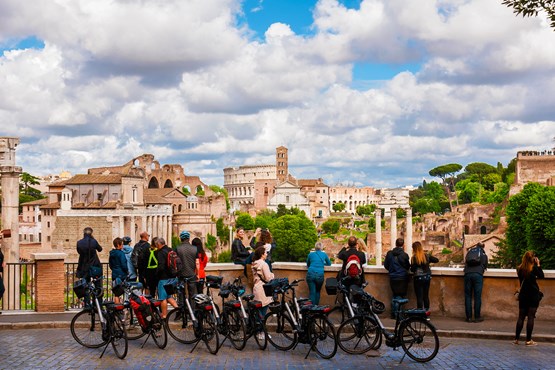 excursión en bicicleta roma 2