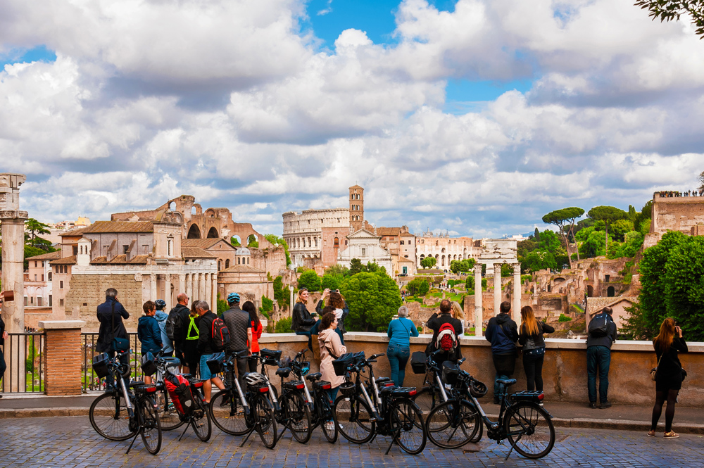 Bicycle Tour View Rome