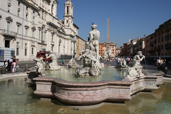 fuente del páramo roma  plaza Navona